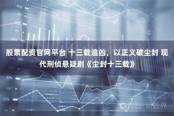 股票配资官网平台 十三载追凶，以正义破尘封 现代刑侦悬疑剧《尘封十三载》